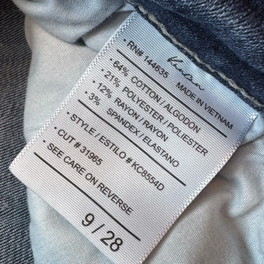 KANCAN Stylish Blue Distressed Women's Jeans